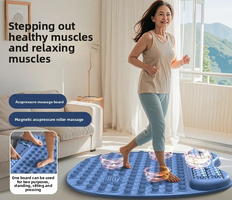 Acupressure Foot Massage Mat for Pain Relief & Circulation