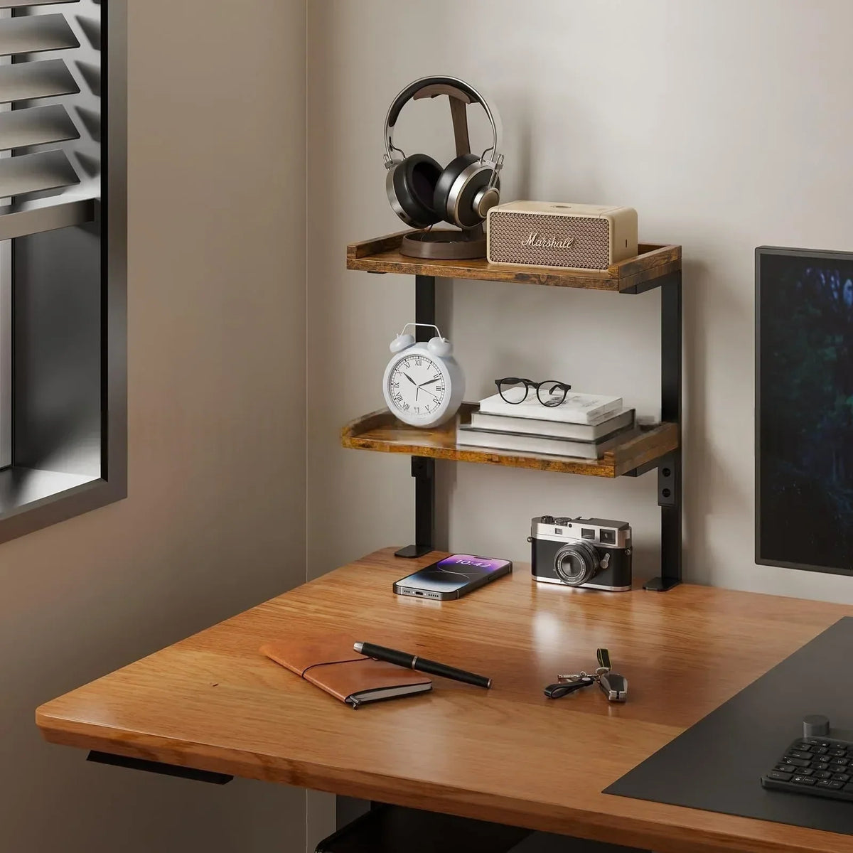 Clamp Desk Shelf