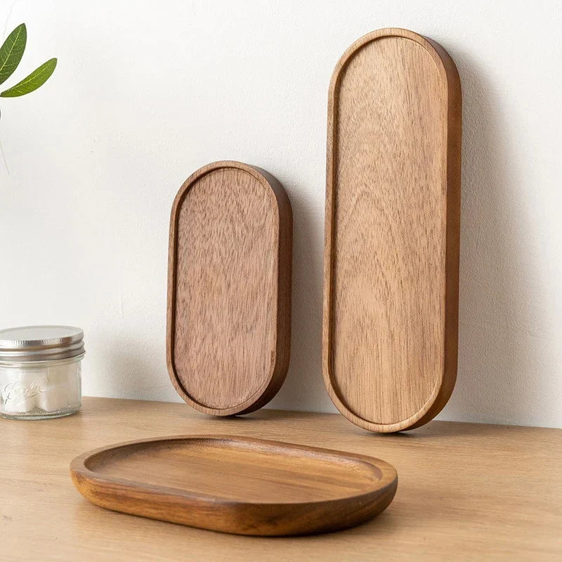 Wooden Serving Tray – 3 Pieces