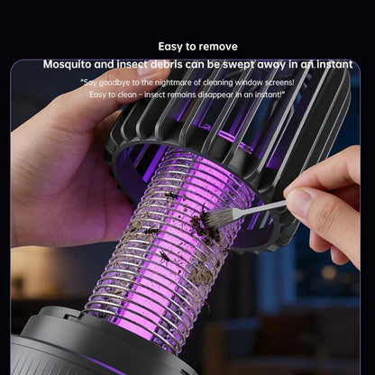 Electric insect killer with UV light and battery