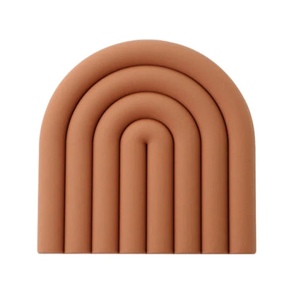 Rainbow Silicone Trivets – 2 Pieces