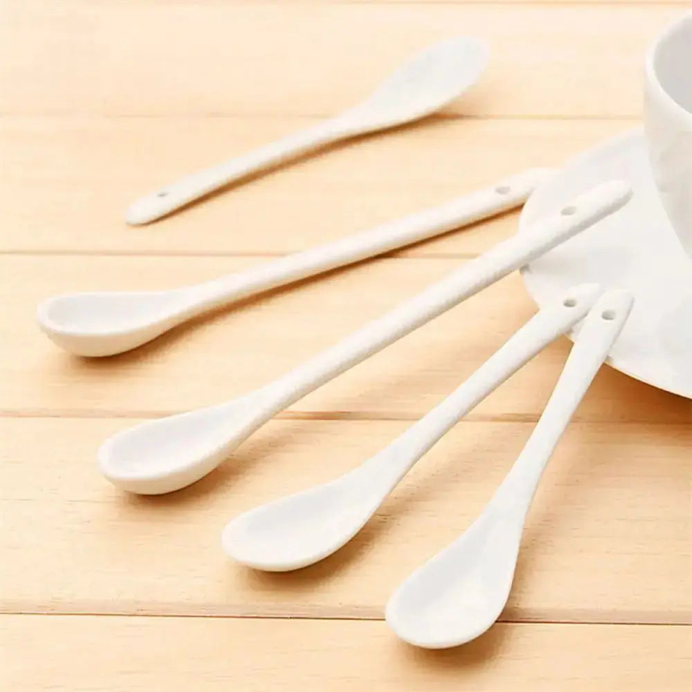 Ceramic Tea Spoon – 6 Pieces