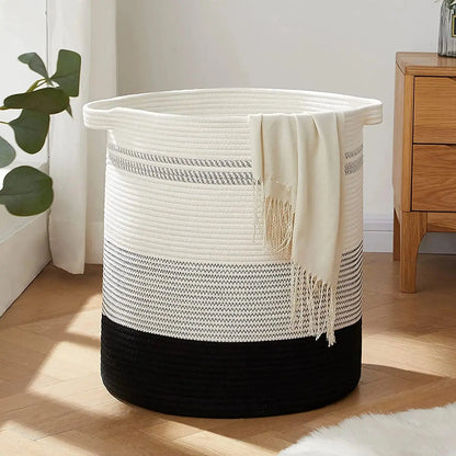 Woven Laundry Storage Basket