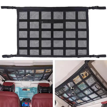 Elastic Interior Cargo Net for Car Storage