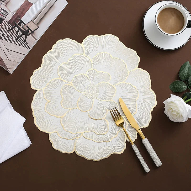 Peony Round Placemat