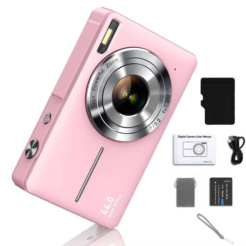 Kids Digital Camera 1080P HD 44MP with Zoom