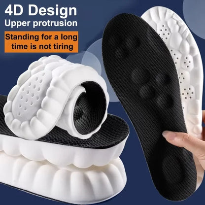 4D Shock-Absorbing Shoe Insoles – Comfort & Arch Support