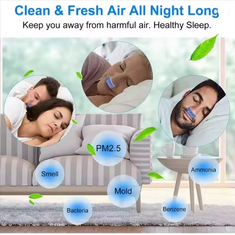 Adjustable Anti-Snoring Device with Custom Airflow Control