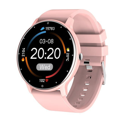 IP67 Ultra-thin Smartwatch - Slim Full Touchscreen Fitness Tracker with Waterproof Design