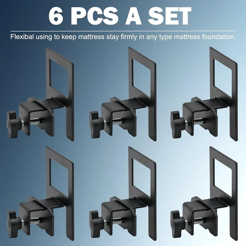 Mattress Grip Clips – 6 Pieces