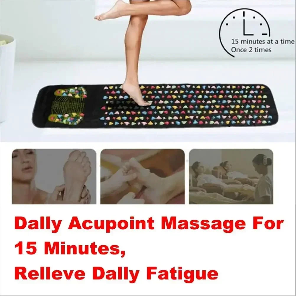 Acupressure Foot Massage Mat for Pain Relief & Relaxation