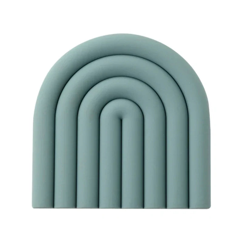 Rainbow Silicone Trivets – 2 Pieces