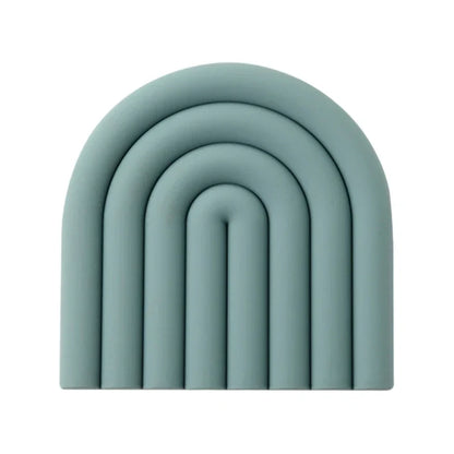 Rainbow Silicone Trivets – 2 Pieces