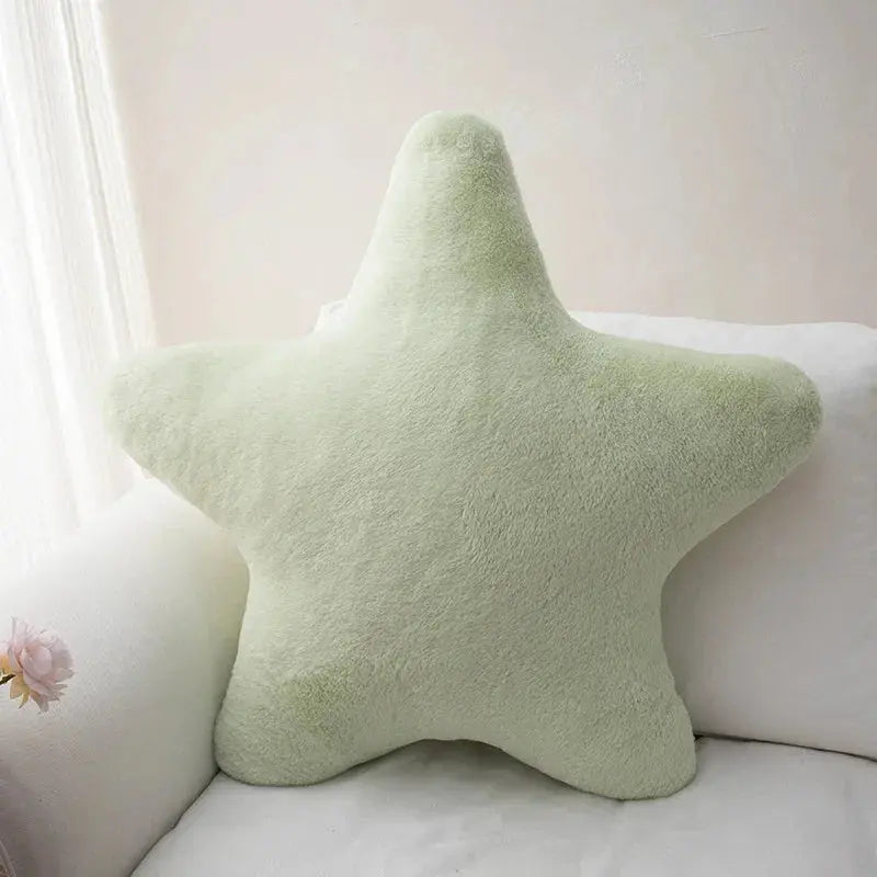 Plush Star Soft Decorative Throw Pillow