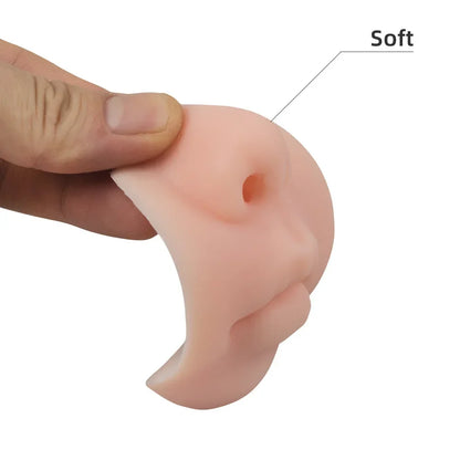 Nose-Shaped Wall-Mounted Soap Dispenser