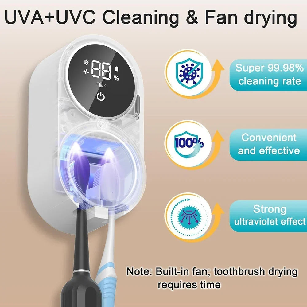 Wall-Mounted Toothbrush Holder