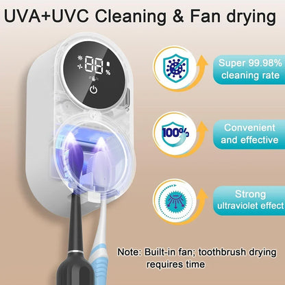 Wall-Mounted Toothbrush Holder
