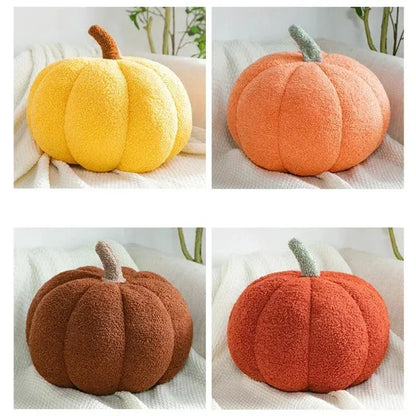 Nordic Plush Pumpkin Decorative Cushion