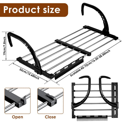 Extendable Radiator Drying Rack