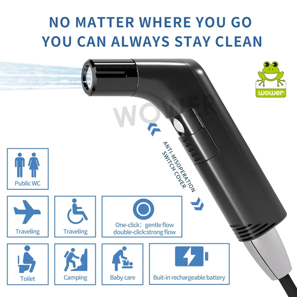 Rechargeable Portable Travel Bidet – 2.5L Reservoir