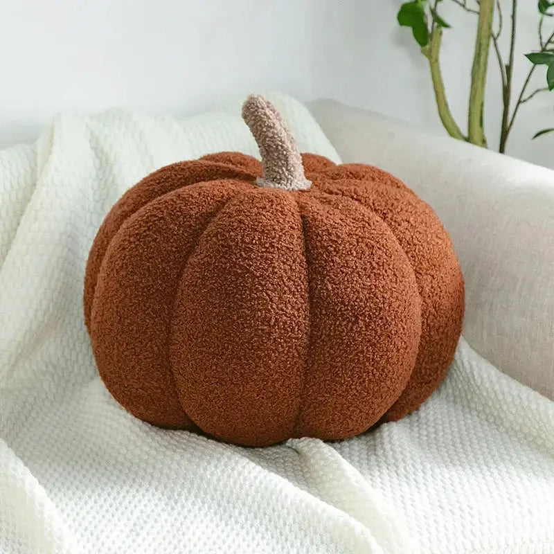 Nordic Plush Pumpkin Decorative Cushion