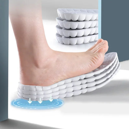 4D Shock-Absorbing Shoe Insoles – Comfort & Arch Support