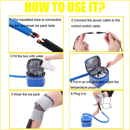Cold Therapy Back System for Lower Back Pain Relief