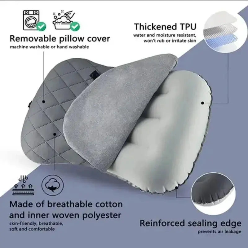 Ultralight Inflatable Camping Pillow
