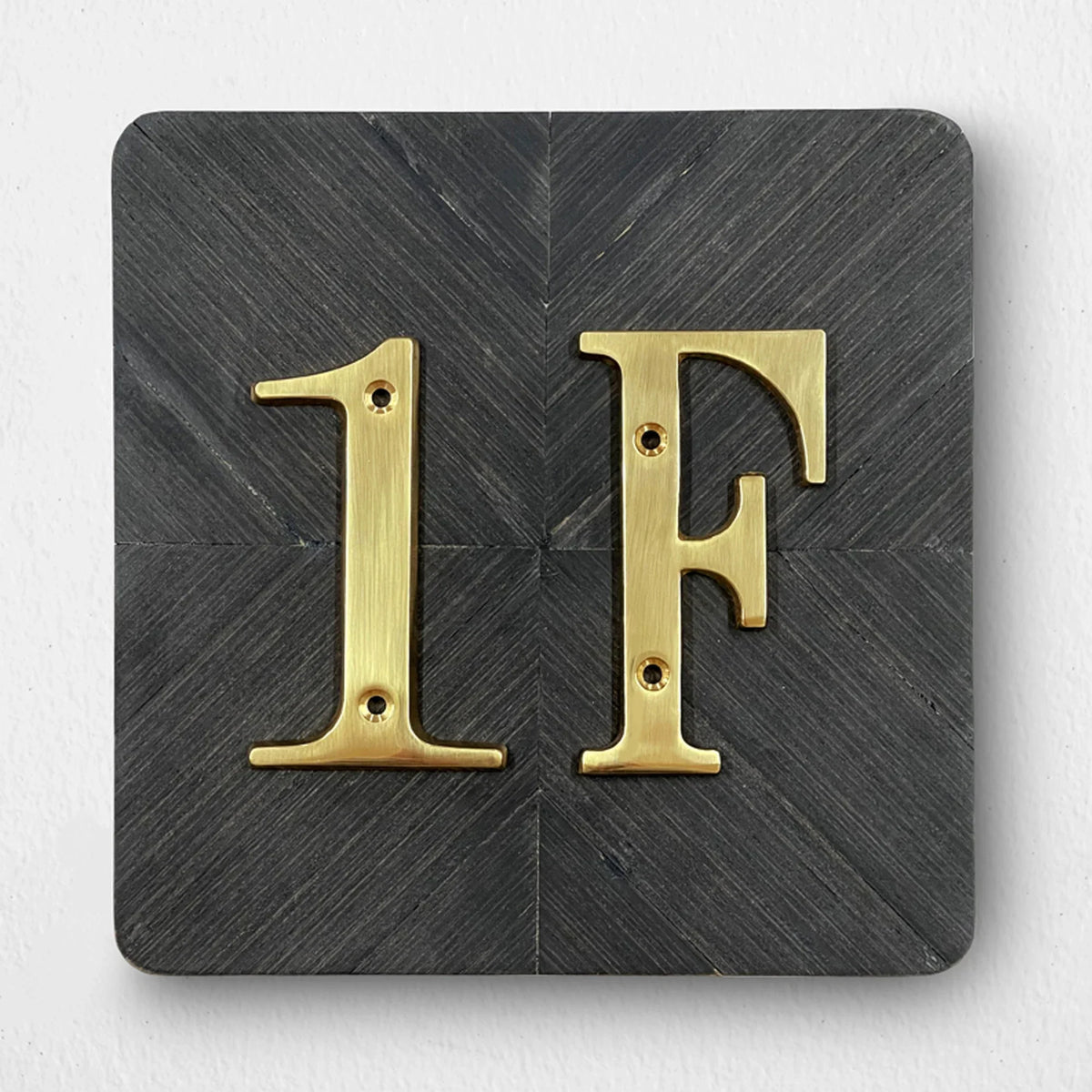 Polished Brass House Numbers