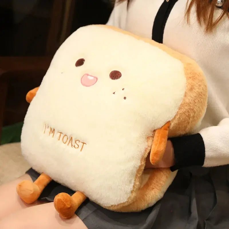 Soft Toast Bread Plush Pillow
