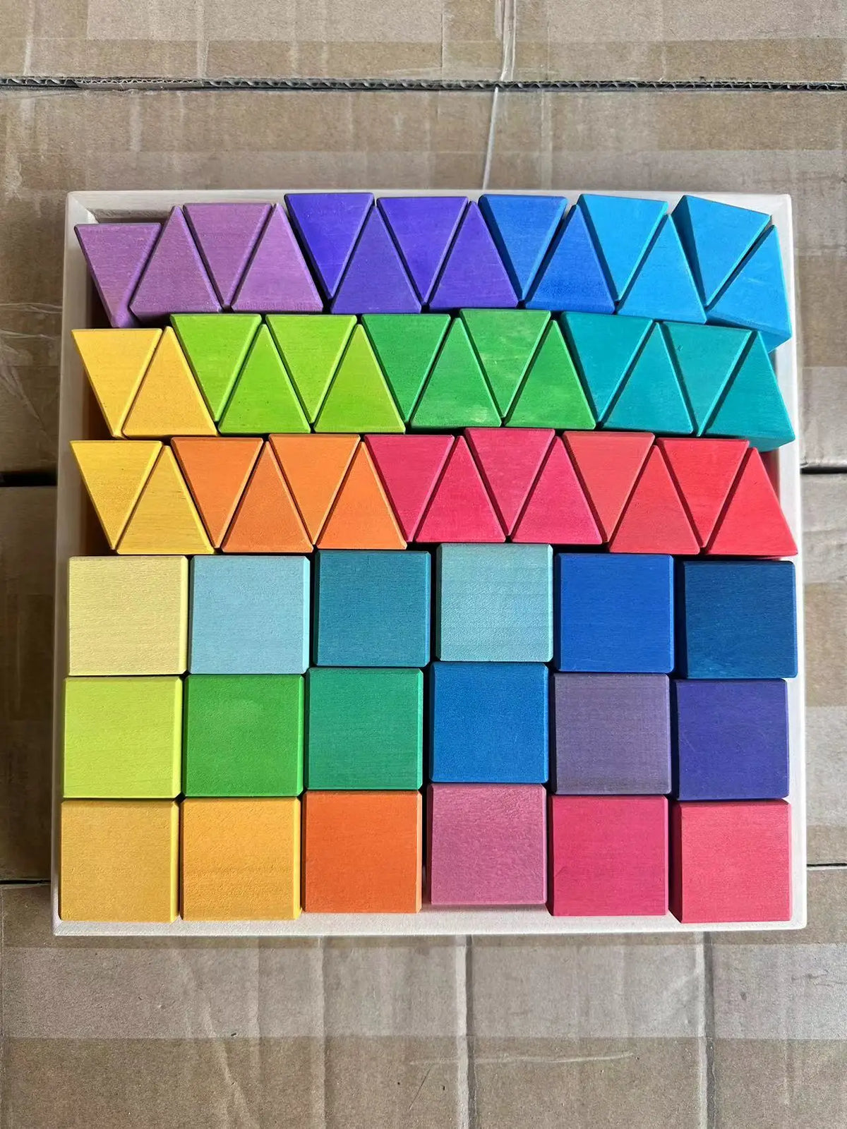 Large Wooden Stacking Blocks for Creative Building Play