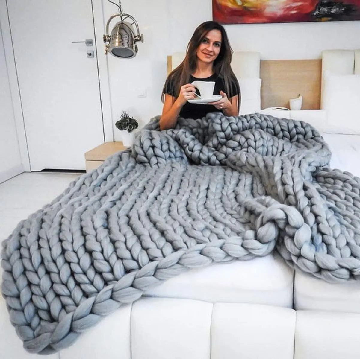 Calming Cave Pet Bed Cozy Hooded Dog Cat Bed