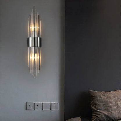Gold LED Wall Lamp Elegant Indoor Lighting