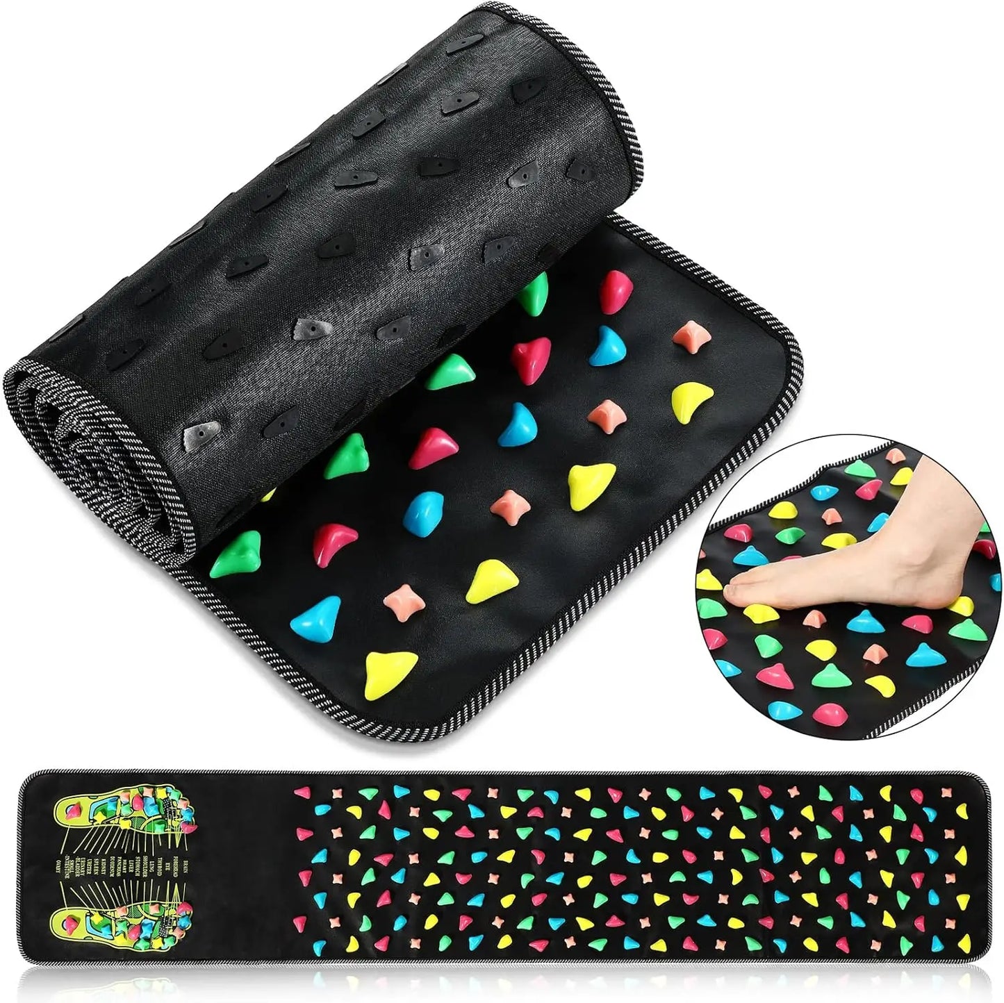 Acupressure Foot Massage Mat for Pain Relief & Relaxation