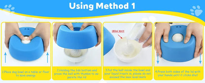 Textured Slow Feeder Lick Bowl for Dogs