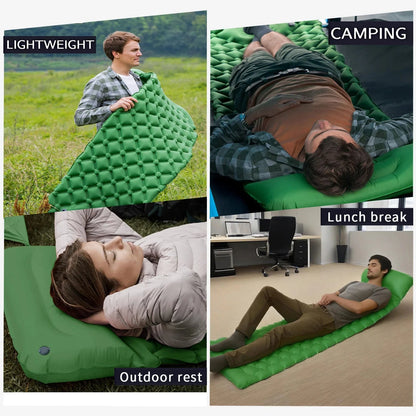 Ultralight Air Mattress with Honeycomb Pattern for Camping