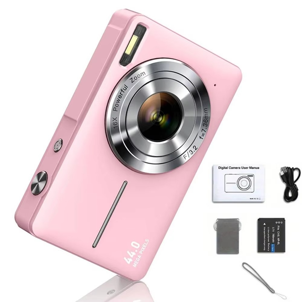Kids Digital Camera 1080P HD 44MP with Zoom
