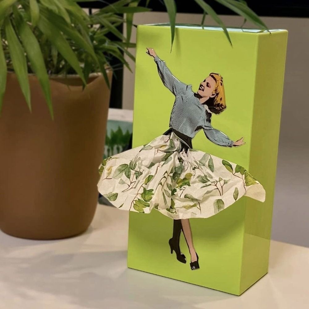 Creative Skirt Tissue Box Decorative Holder
