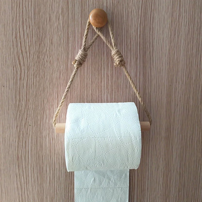 Rustic Rope Toilet Paper Holder