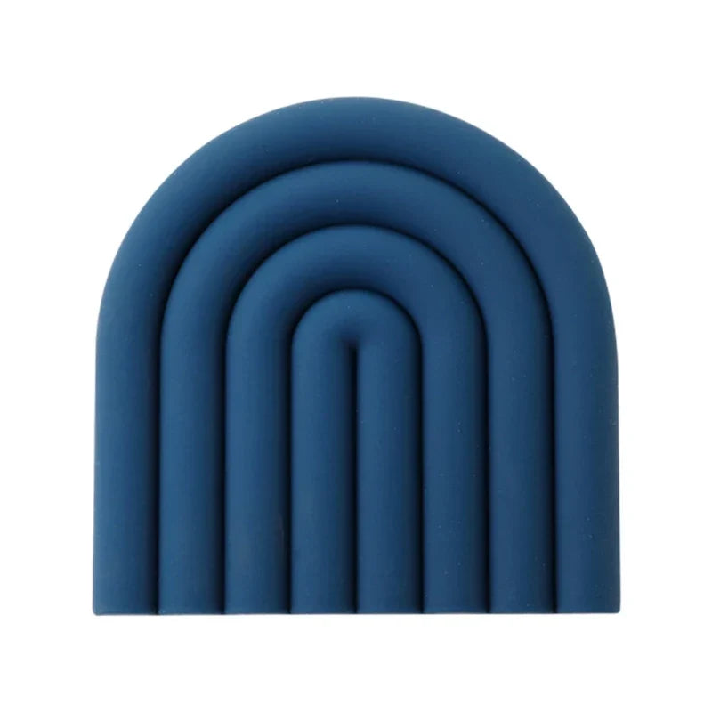 Rainbow Silicone Trivets – 2 Pieces