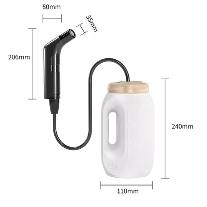 Rechargeable Portable Travel Bidet – 2.5L Reservoir