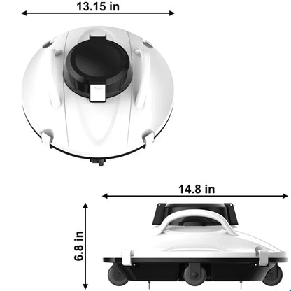Cordless robotic pool cleaner with 110 minute runtime – image 2
