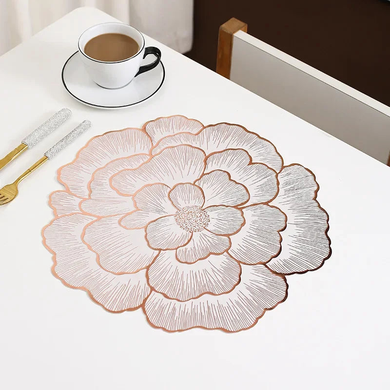 Peony Round Placemat