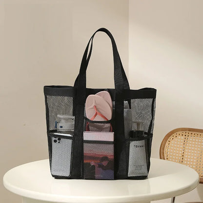 Mesh Cosmetic Tote