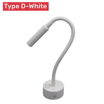 Flexible LED Reading Wall Lamp with Switch