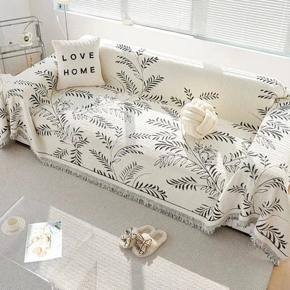 Chenille Jacquard Couch Cover