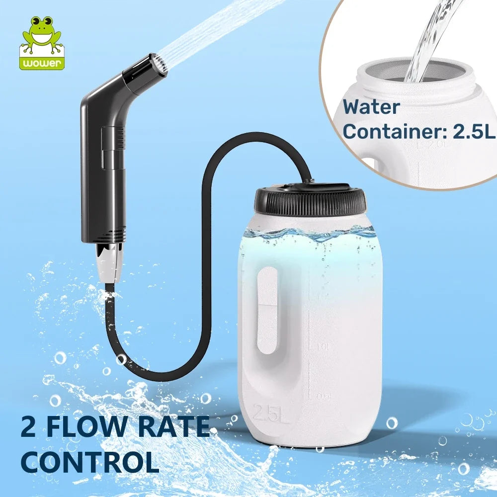 Rechargeable Portable Travel Bidet – 2.5L Reservoir