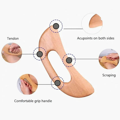 Wooden Gua Sha Massage Tool