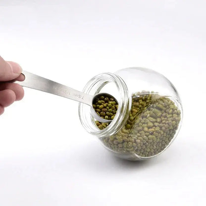 Stainless Steel Measuring Spoons Set – 6 Pieces