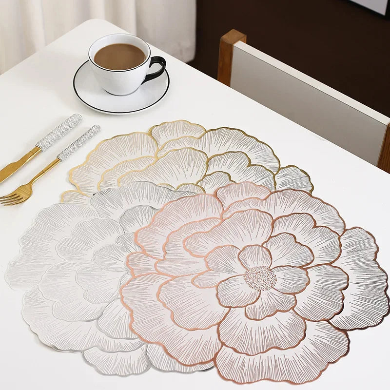 Peony Round Placemat